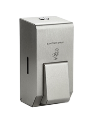 400ml Sanitiser Soap Dispenser -  Brushed Stainless 